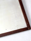 antique carved wood mirror