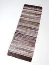 vintage American rag rug runner