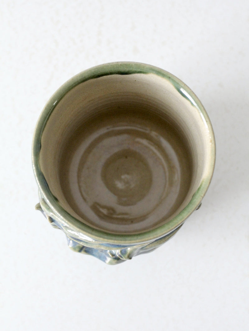 vintage studio pottery vase