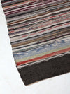 vintage American rag rug runner