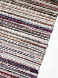 vintage American rag rug runner