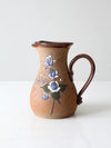 vintage studio pottery pitcher