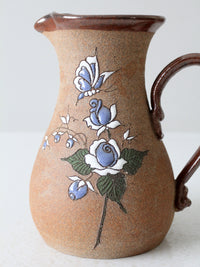 vintage studio pottery pitcher