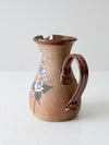 vintage studio pottery pitcher