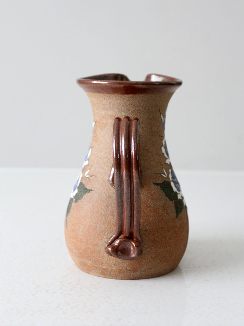 vintage studio pottery pitcher