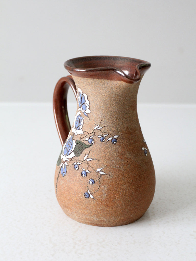 vintage studio pottery pitcher