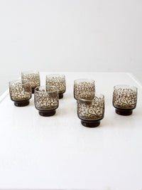 vintage Libbey Prado Scroll tumblers set of 7