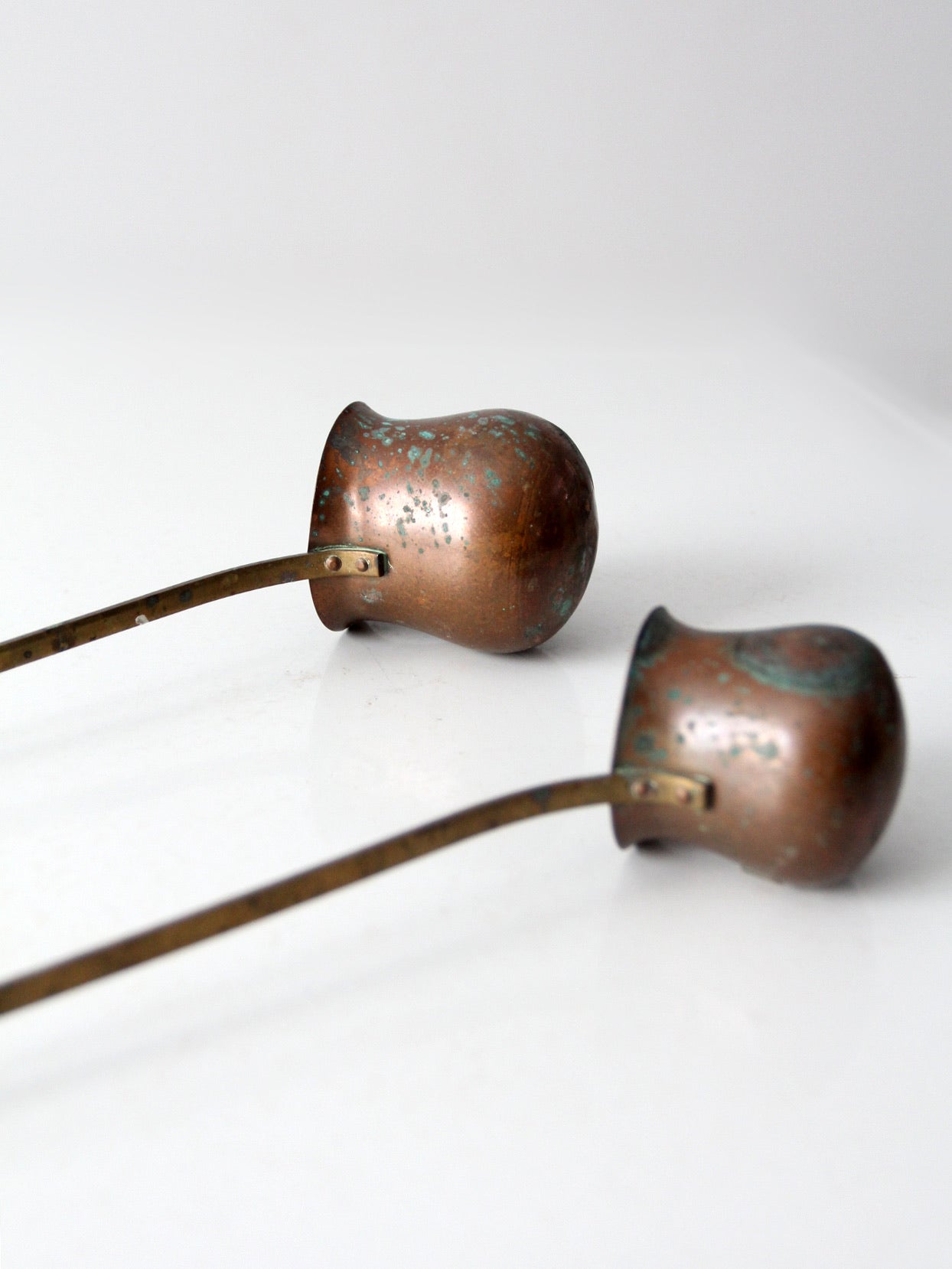 Vintage peovibcual copper deals brass dippers ladle 3 count Rum Whiskey Brandy