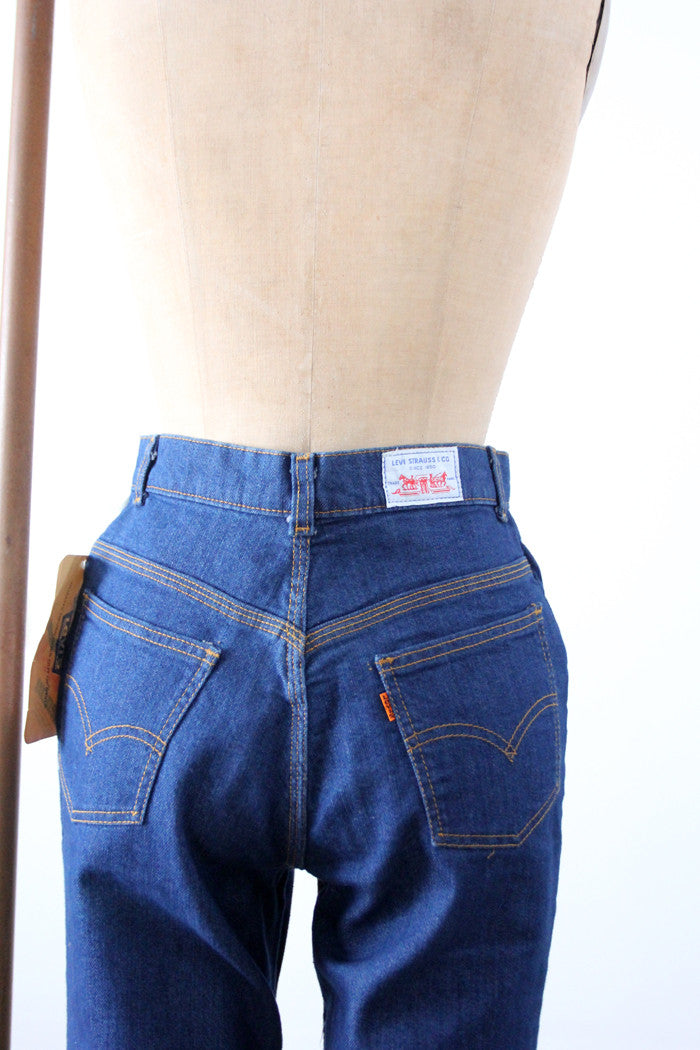Uden Derfor bruser vintage Levi's high waist stretch denim jeans, 30 x 33 – 86 Vintage