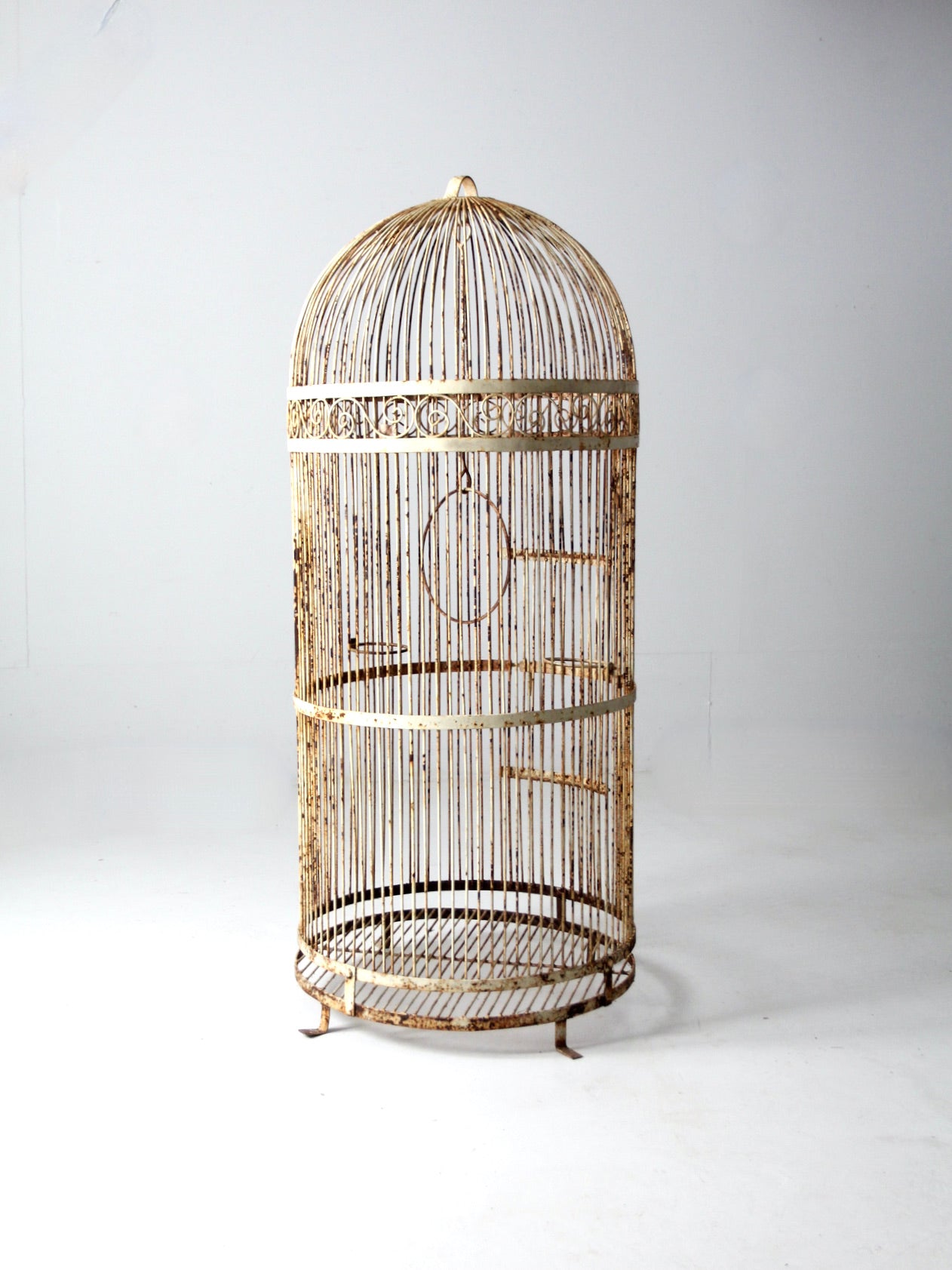 antique large iron bird cage 86 Vintage