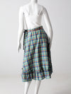 vintage 70s wrap skirt