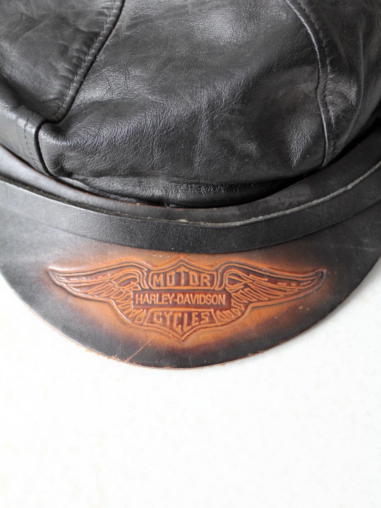 HARLEY DAVIDSON leather hat ショップ - キャスケット