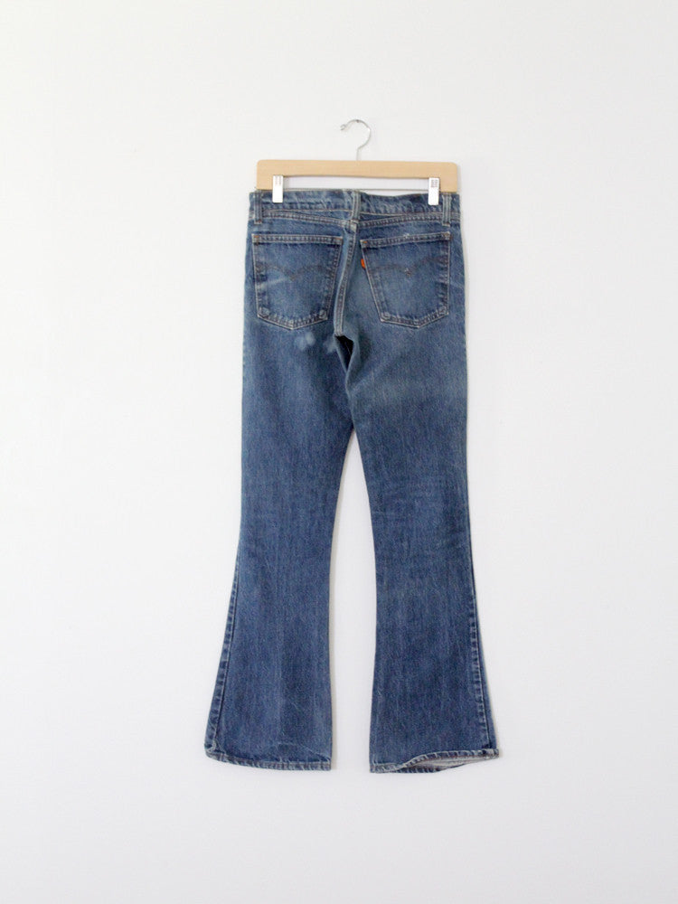 vintage Levis flare leg denim jeans, 28 x 33