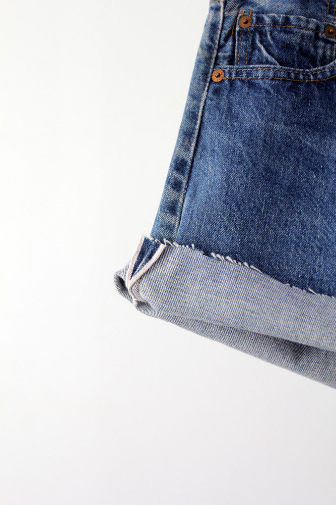 86 Vintage Levi's 501 Red Line Selvedge Cut Off Shorts