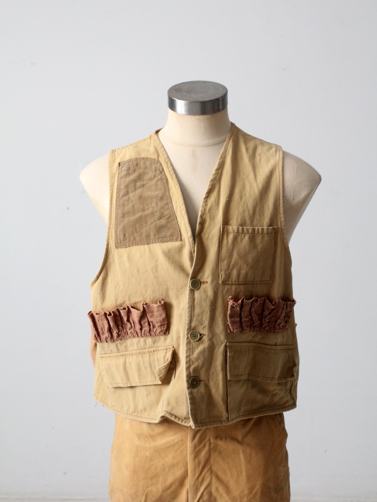 NASTOYS Cotton linen hunting vest-