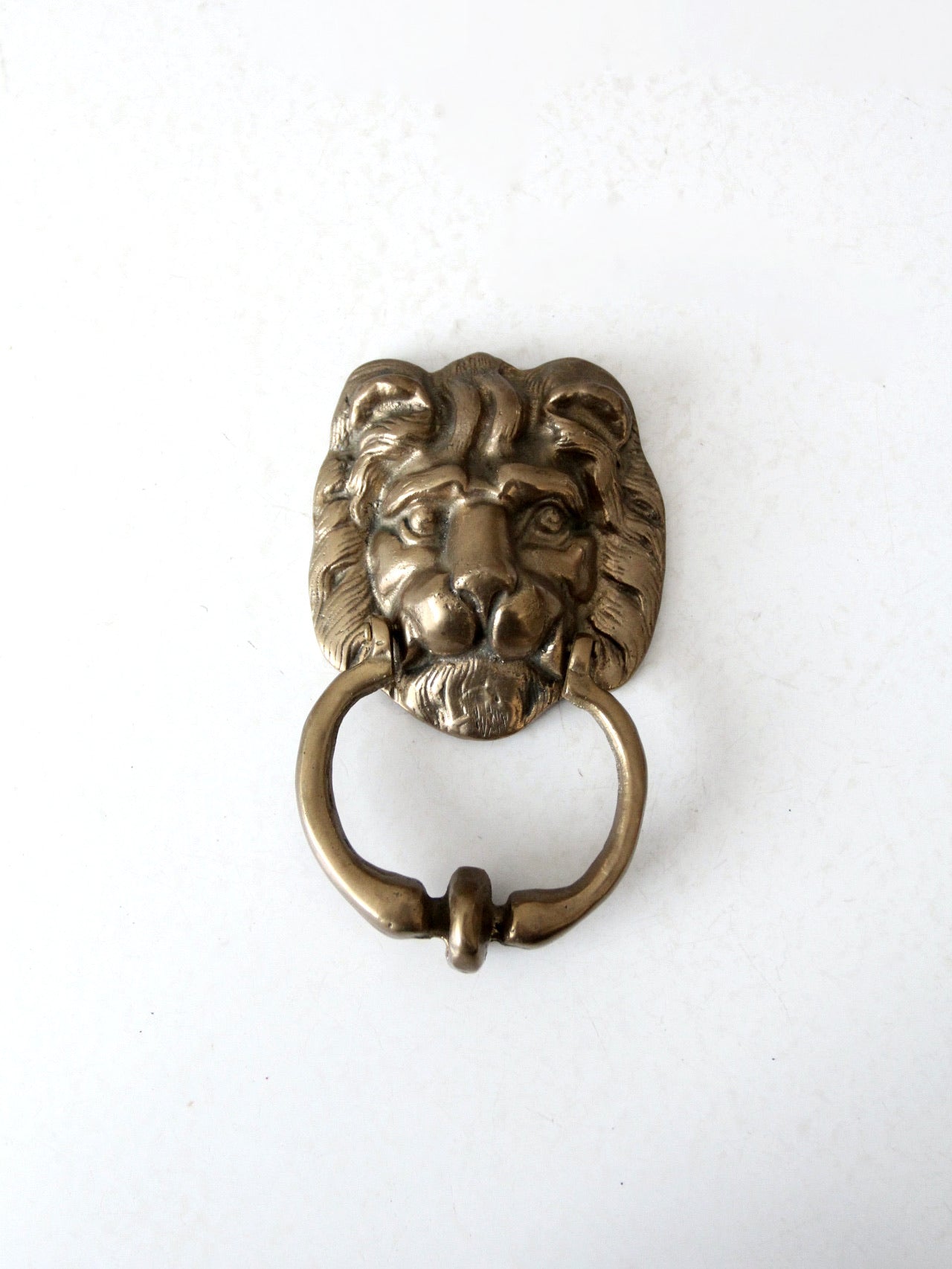vintage brass lion door knocker – 86 Vintage