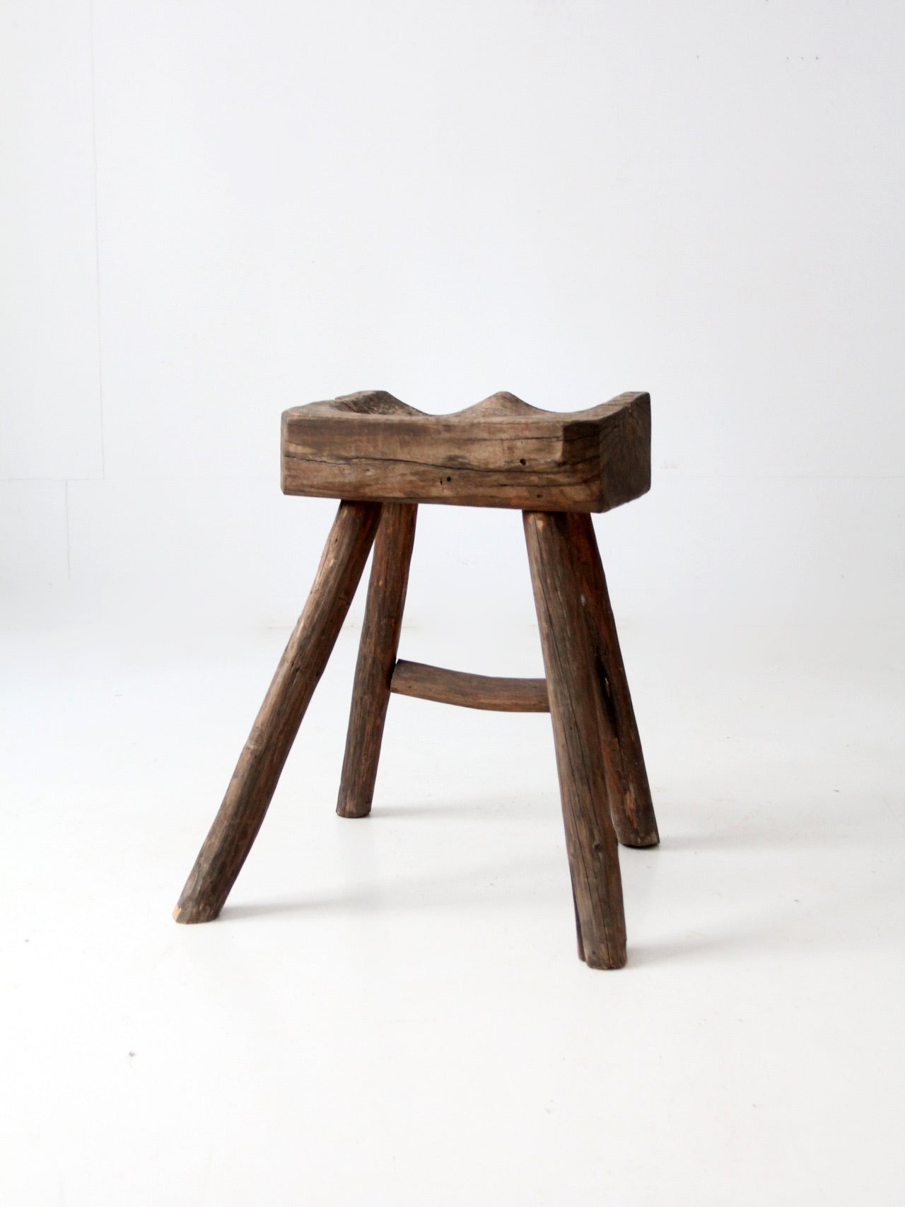 Rustic saddle online stool