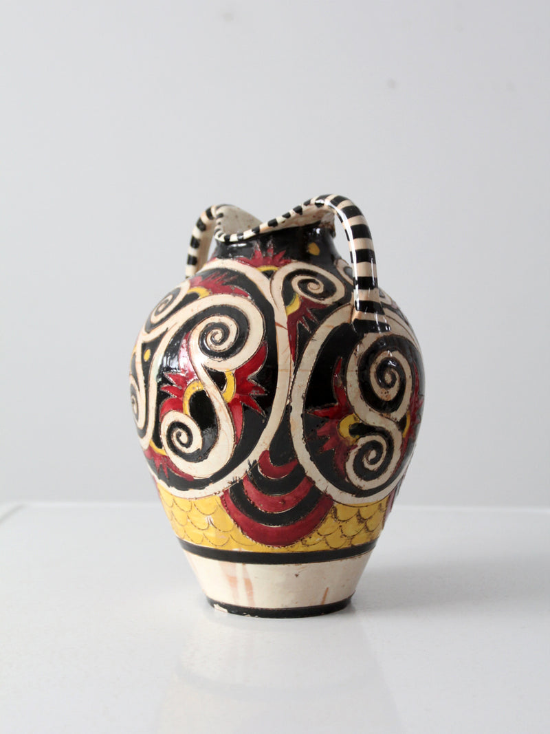 vintage Italian ceramic vase