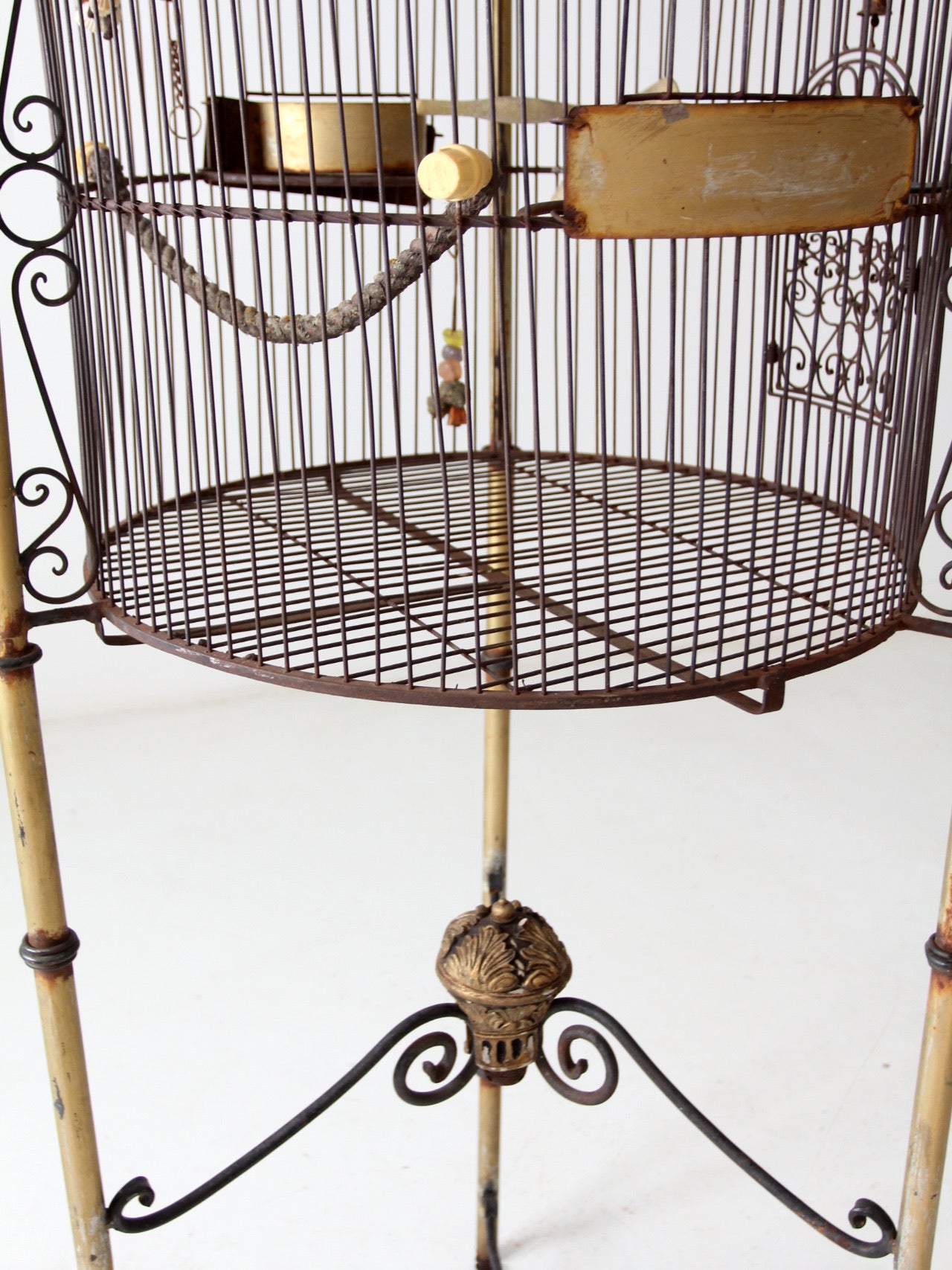 Vintage style bird on sale cage