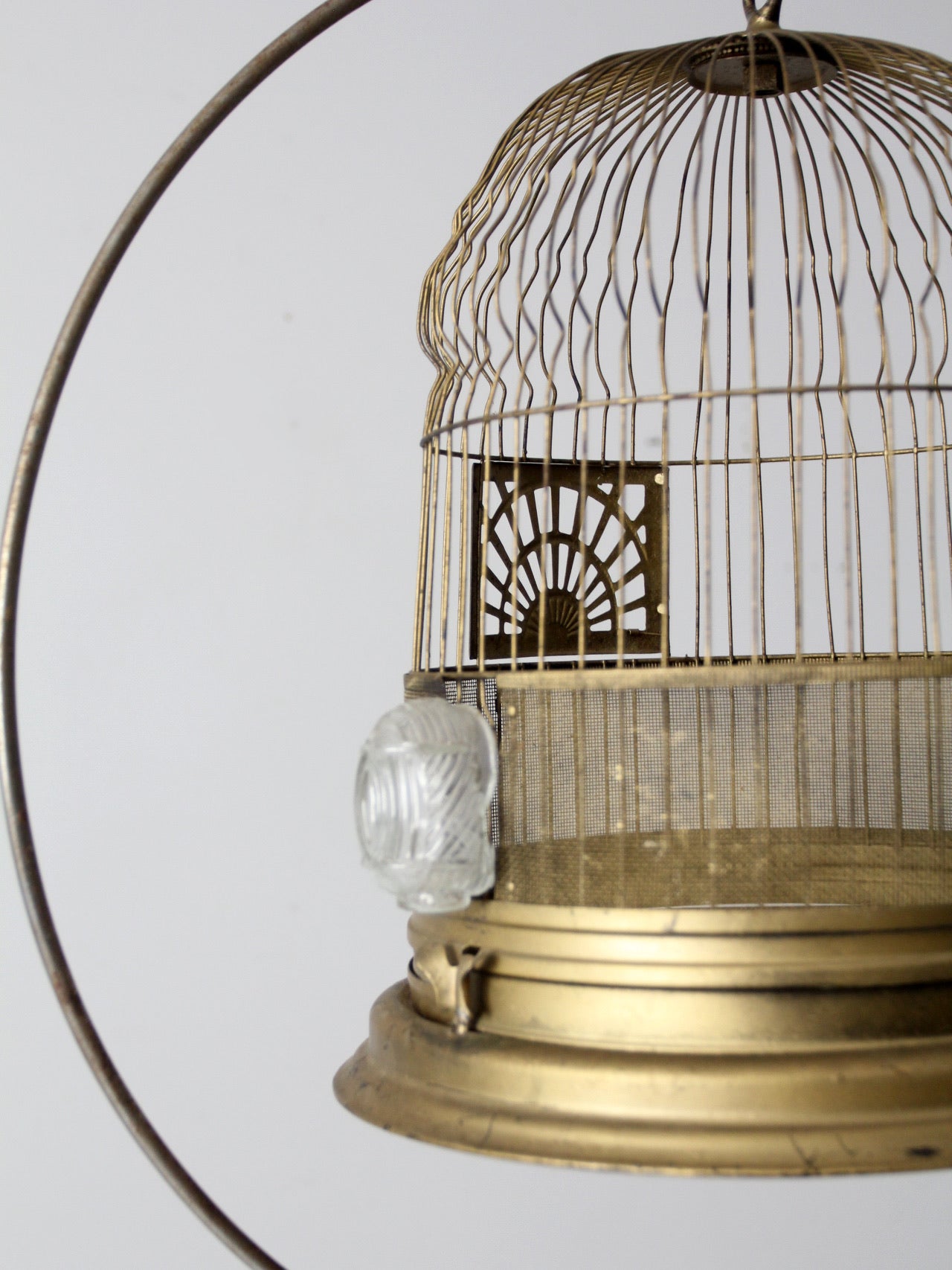 Antique bird clearance cages with stand