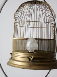 antique Crown bird cage with stand – 86 Vintage