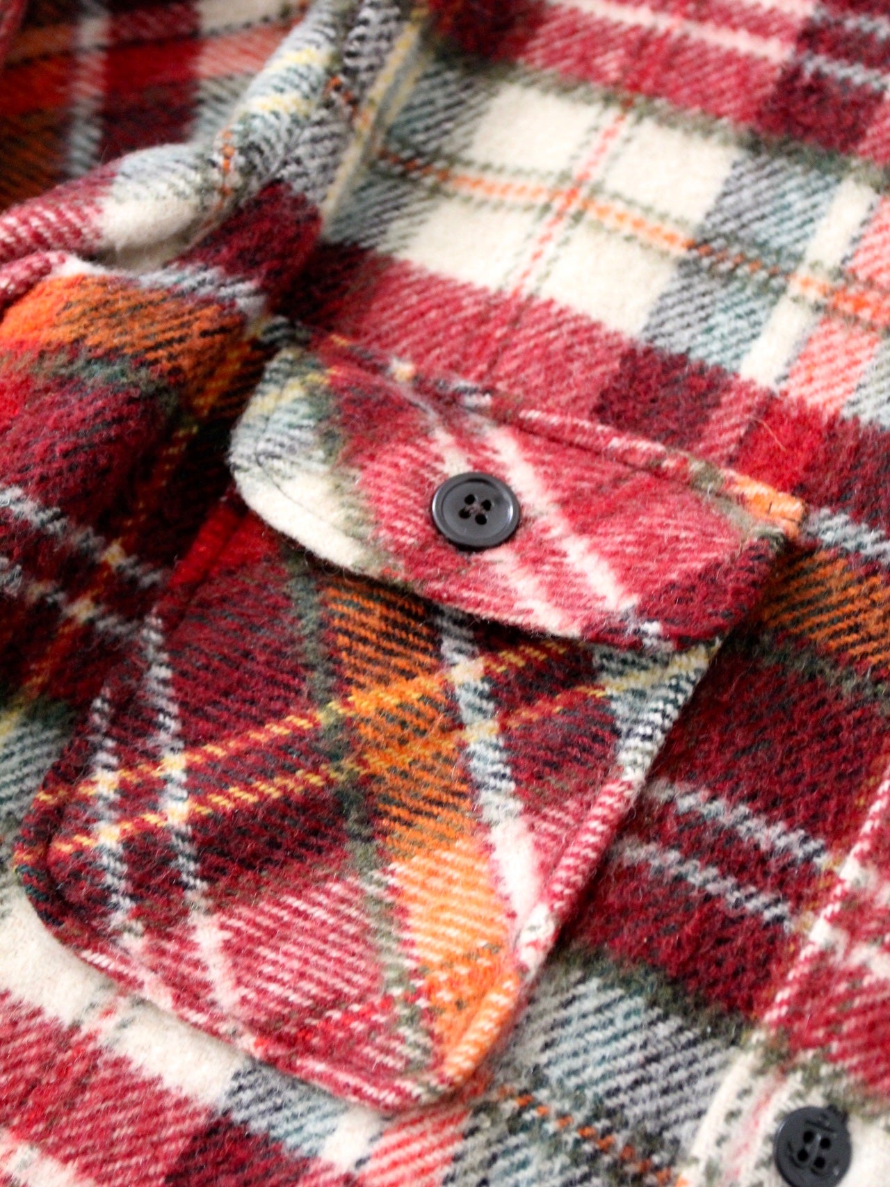 vintage Montgomery Ward plaid shirt jacket