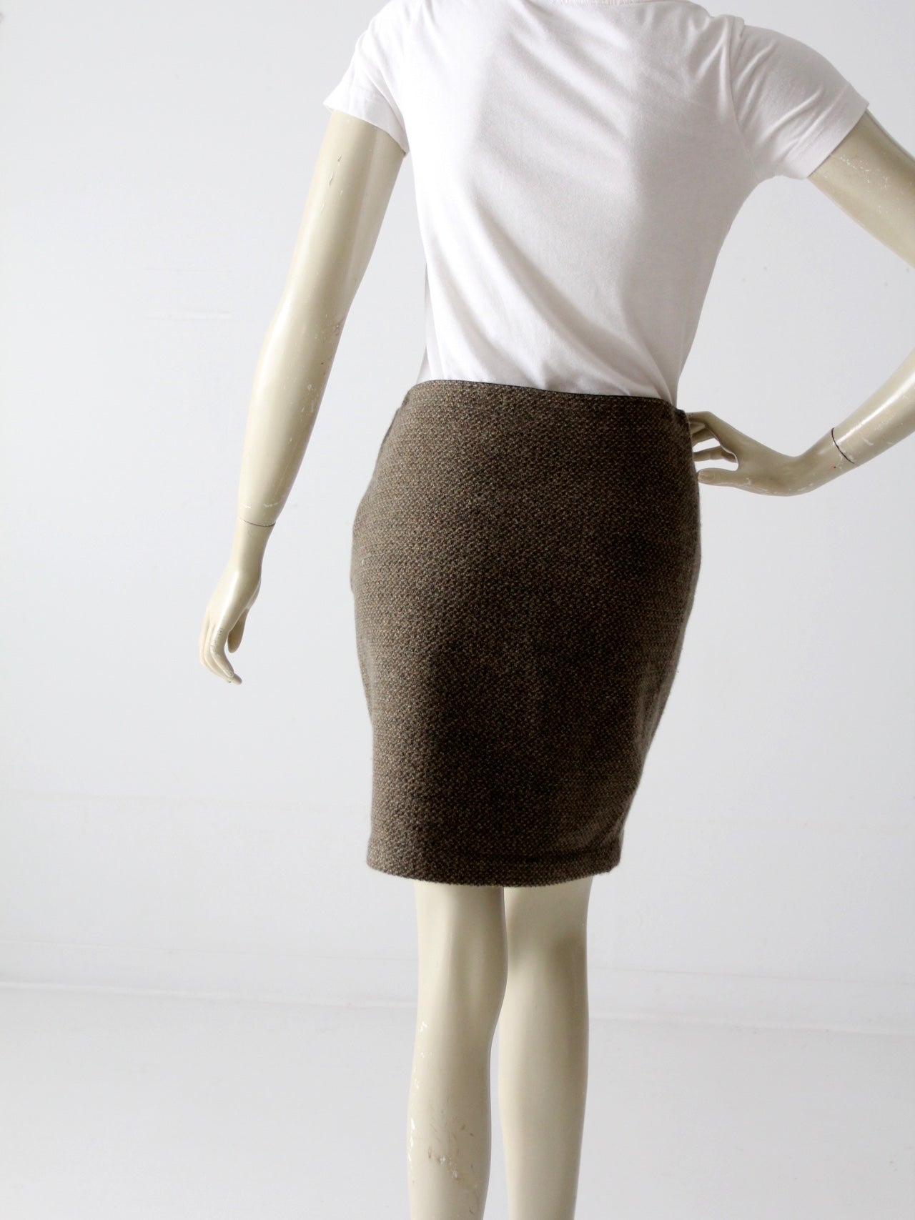 vintage Ralph Lauren tweed mini skirt