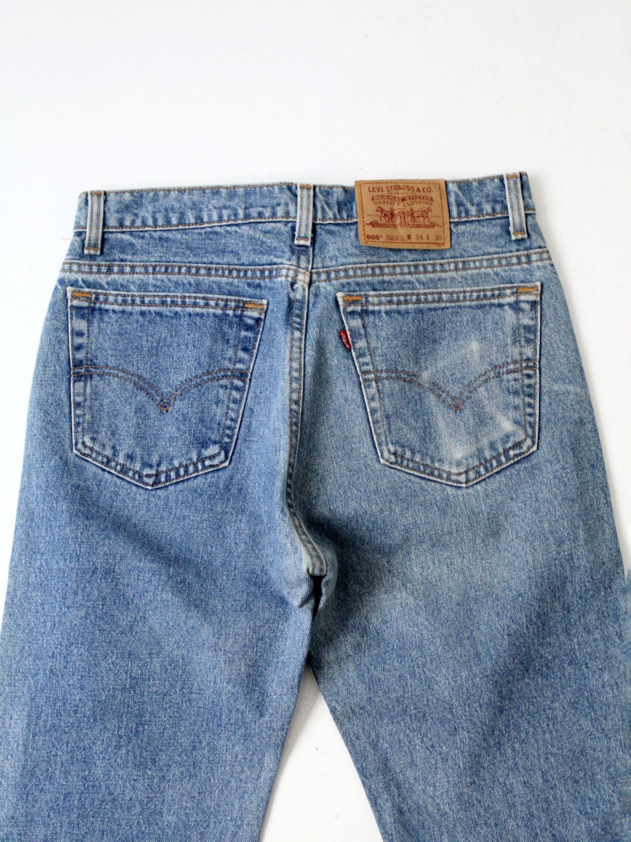 vintage Levis 505 denim jeans, 34 x 30