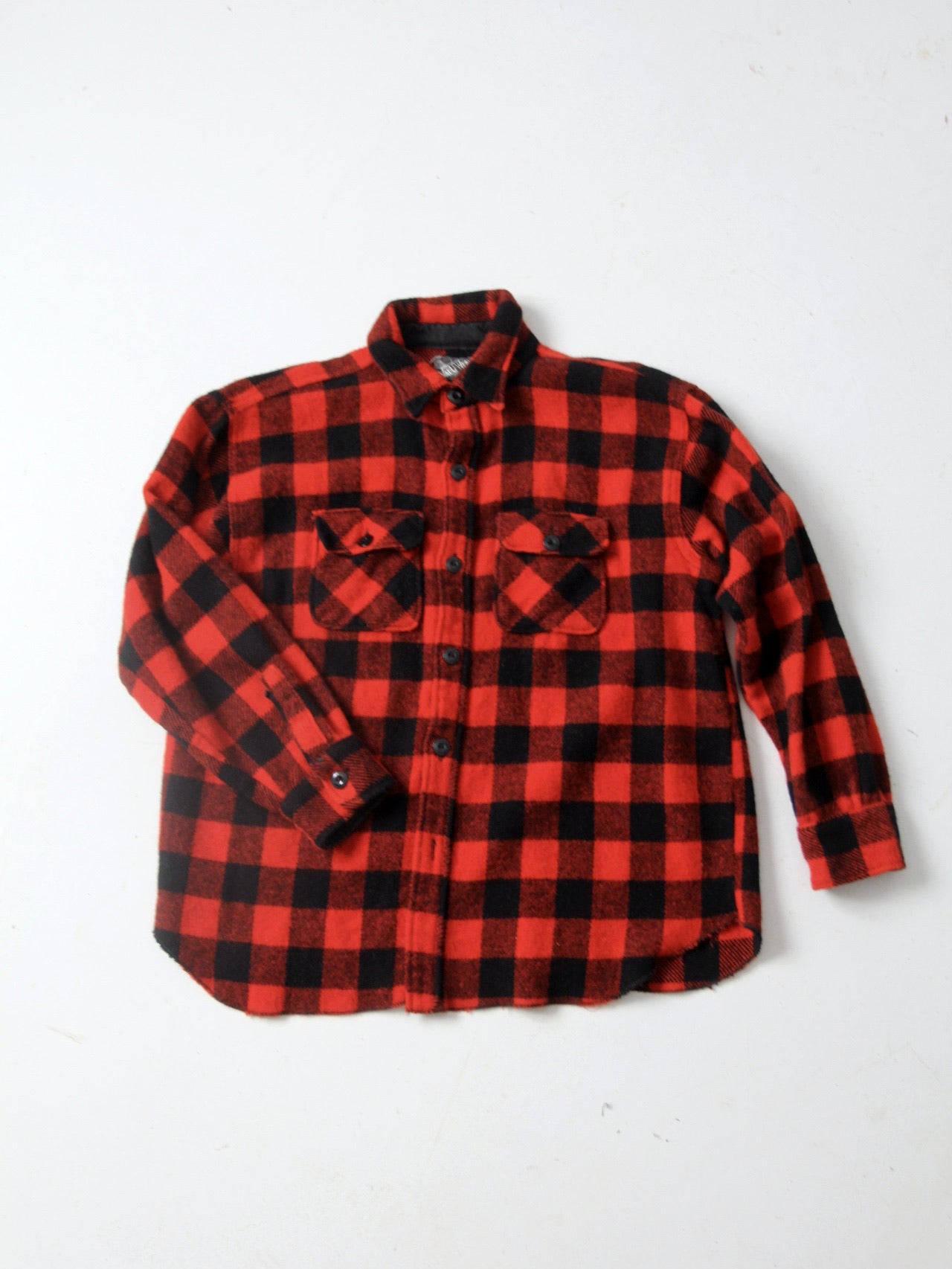 vintage 50s red flannel shirt – 86 Vintage