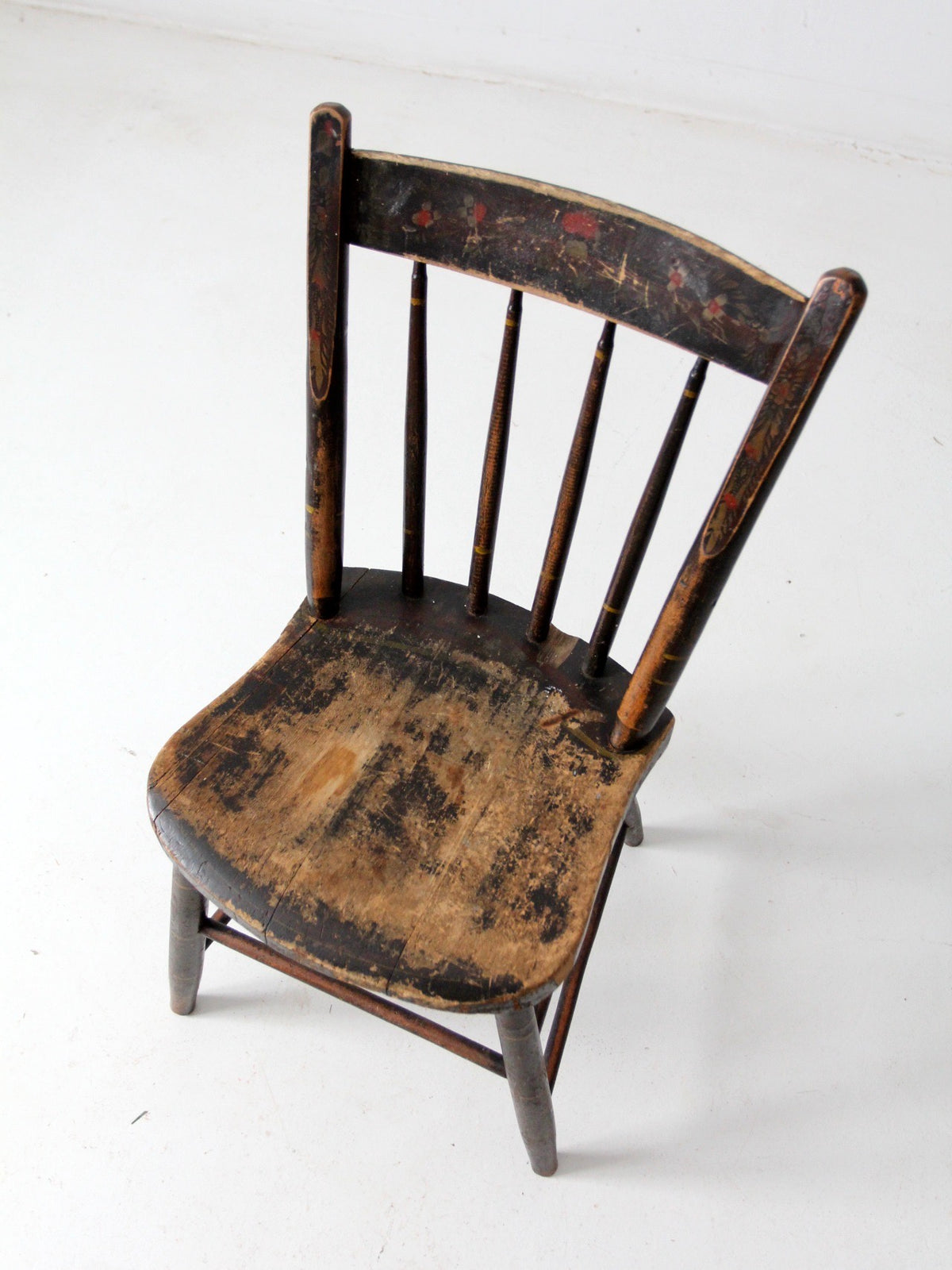 antique painted wood chair – 86 Vintage