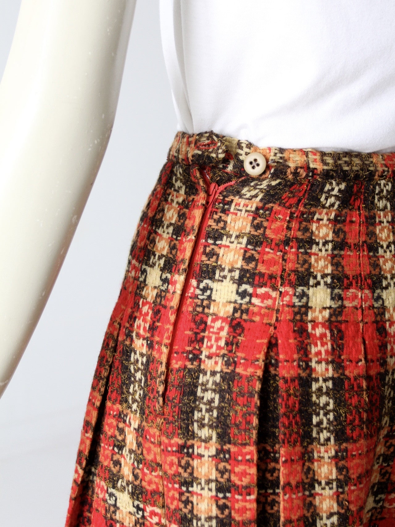 Tartan mini 2024 skirt 1960s