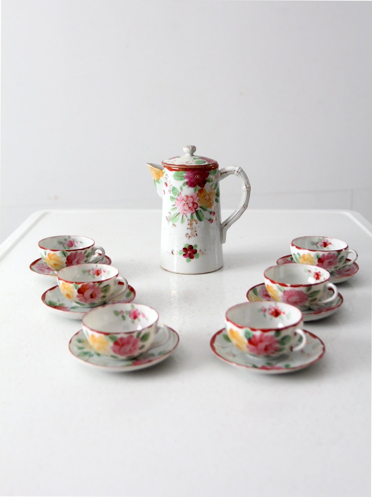 Vintage store Oriental Garden tea set