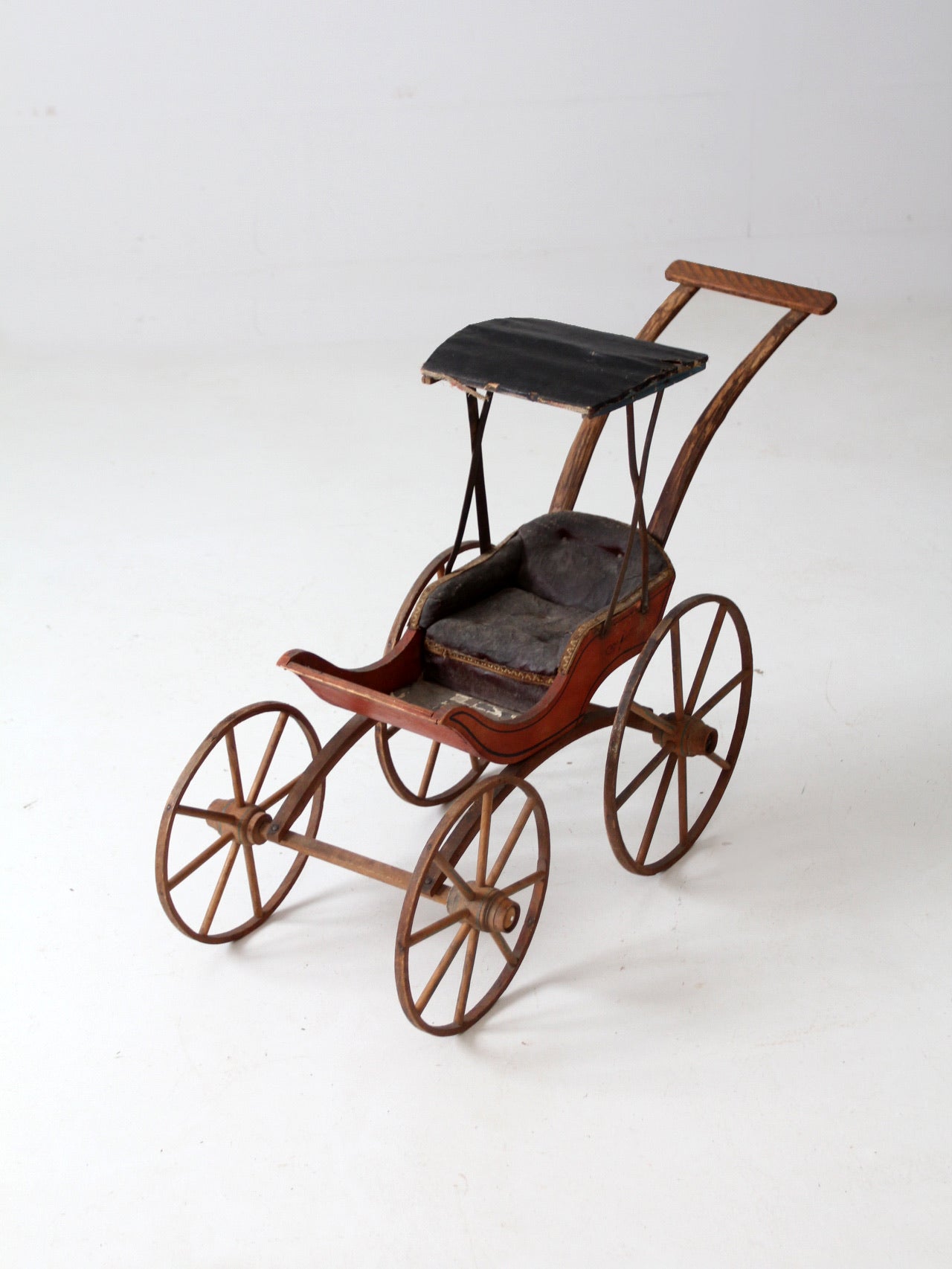 Antique doll carriage online