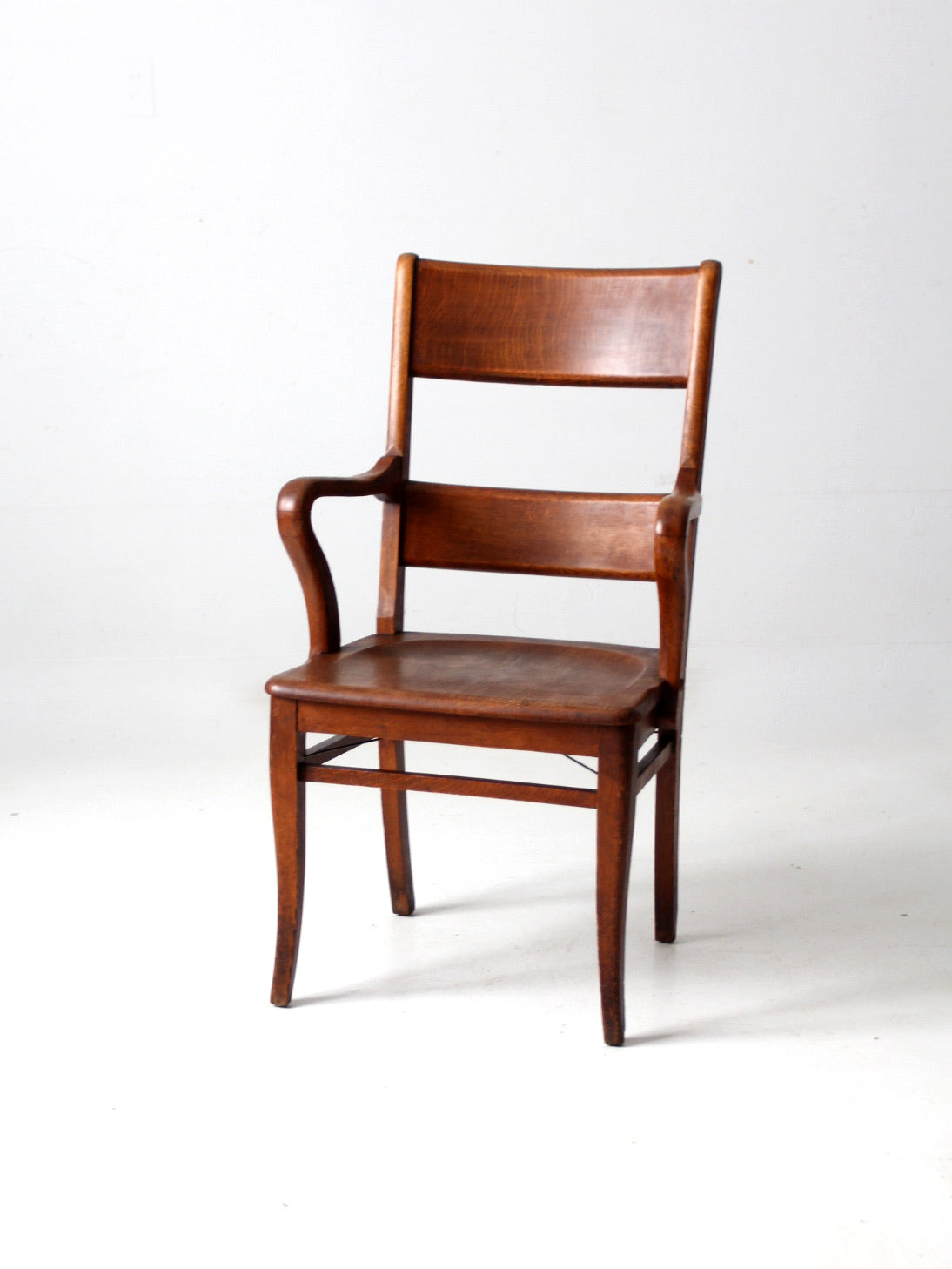 Vintage oak best sale office chair