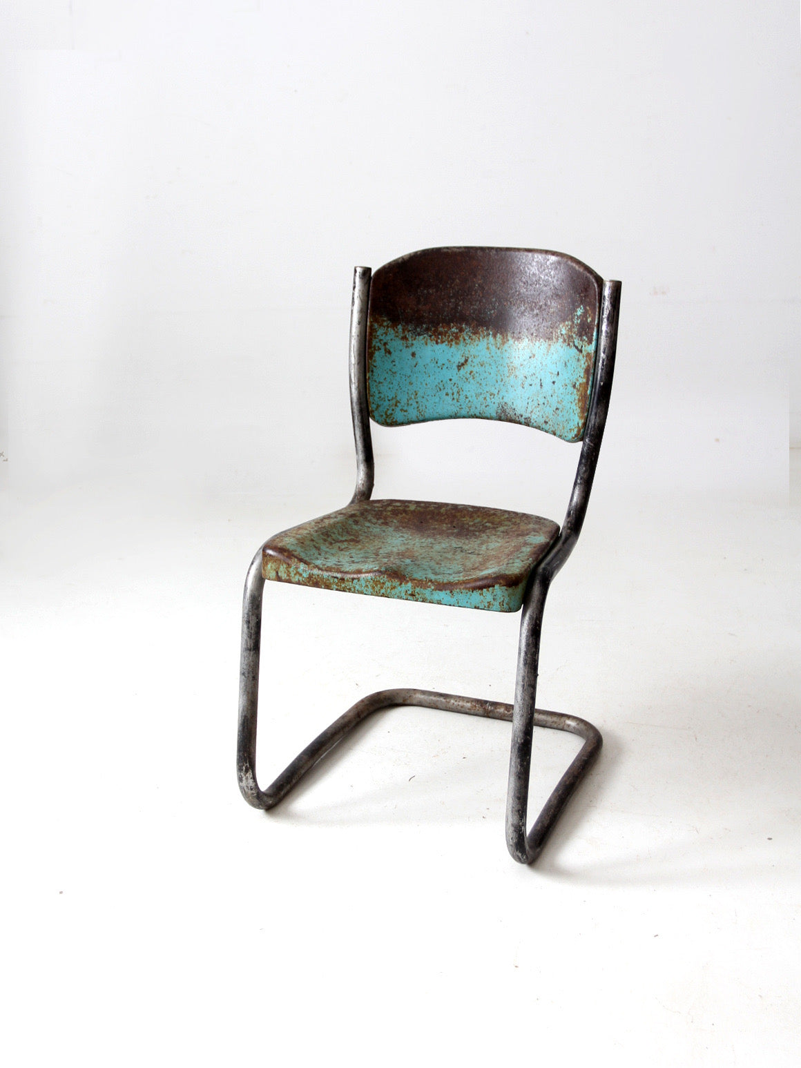 Turquoise metal online chairs