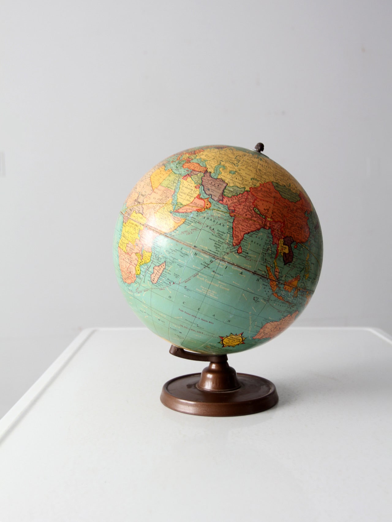 vintage Cram's 10.5 inch terrestrial globe