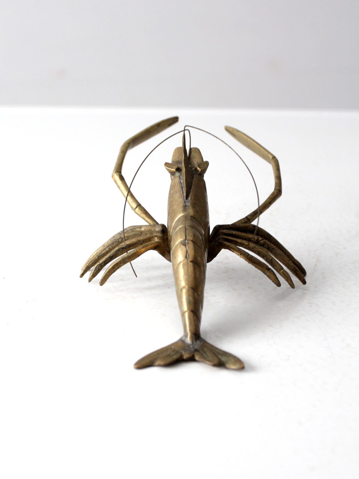 Brass Lobster Vintage Sculpture 60s Mid Century Hollywood outlet Regency 70s