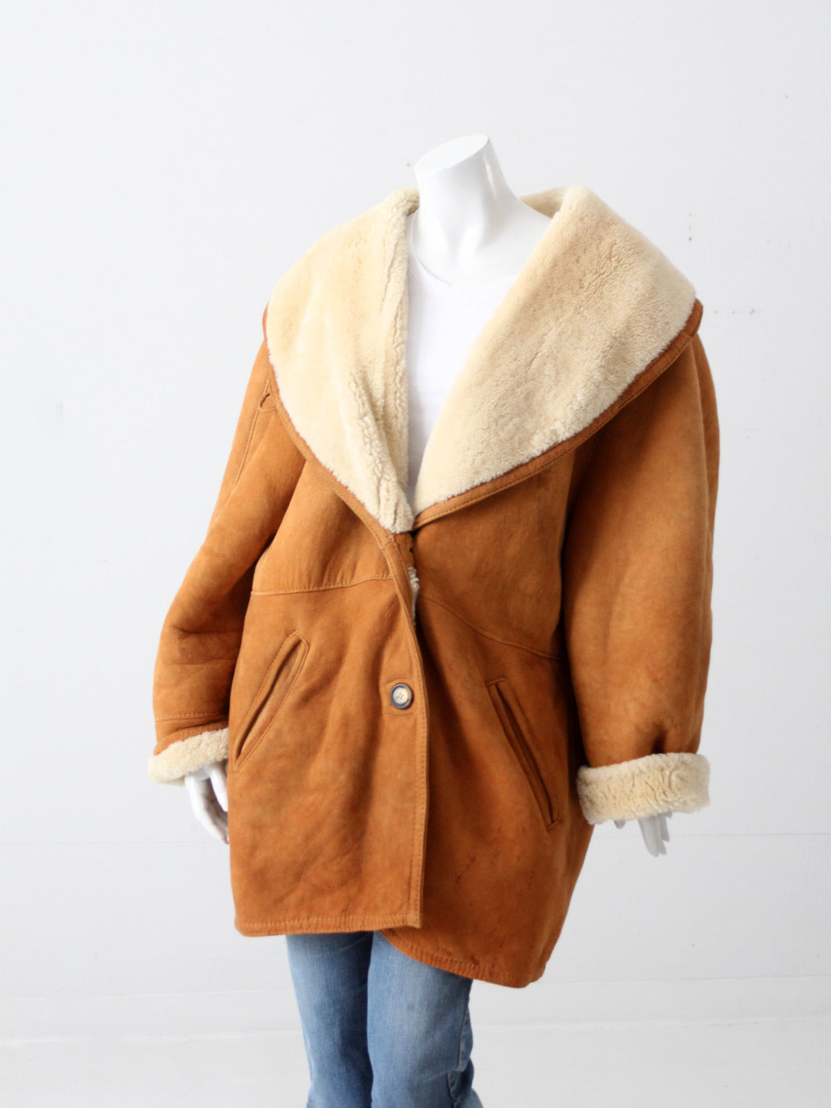 Vintage on sale sheepskin coat