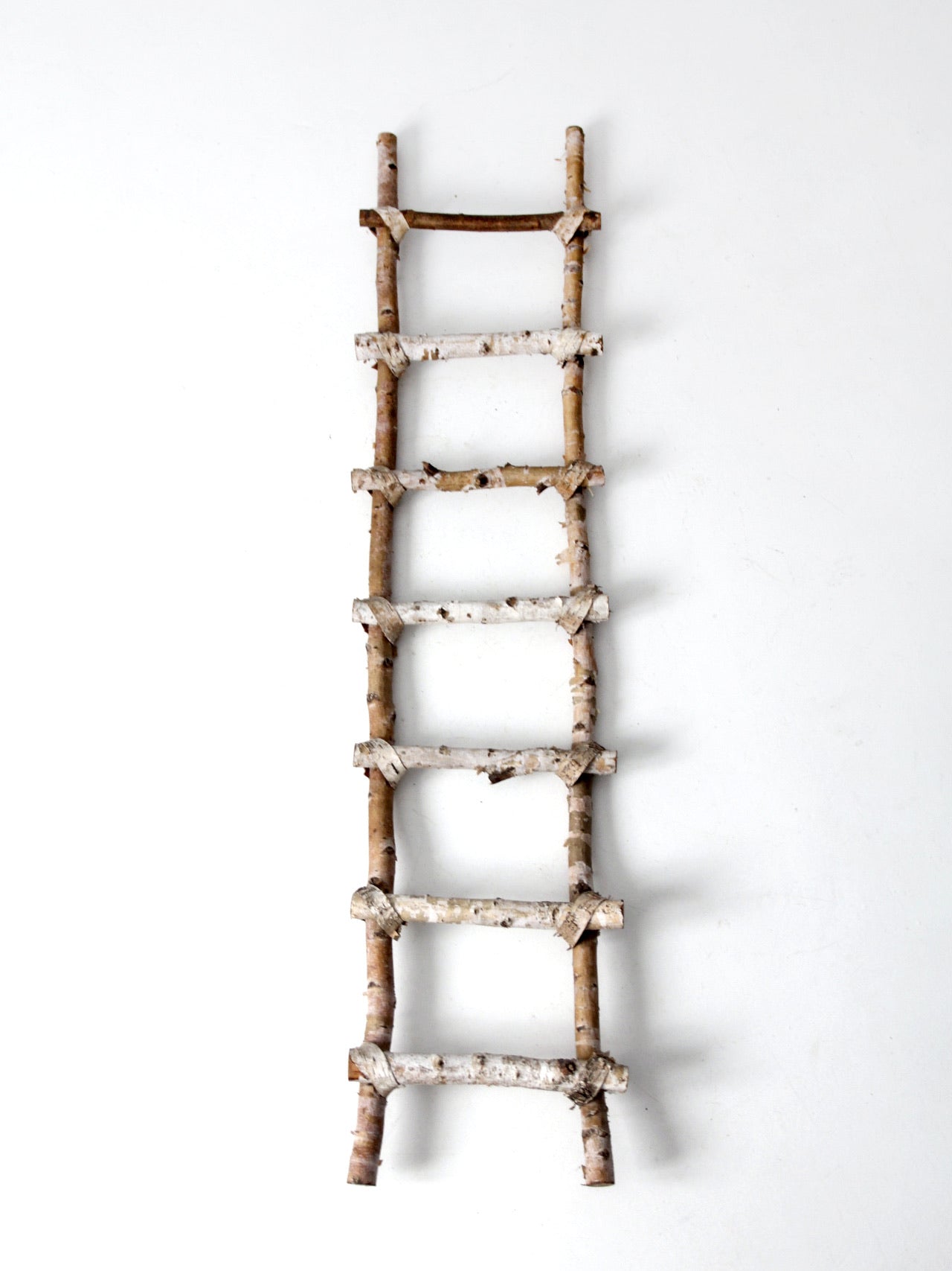 vintage rustic birch ladder 86 Vintage