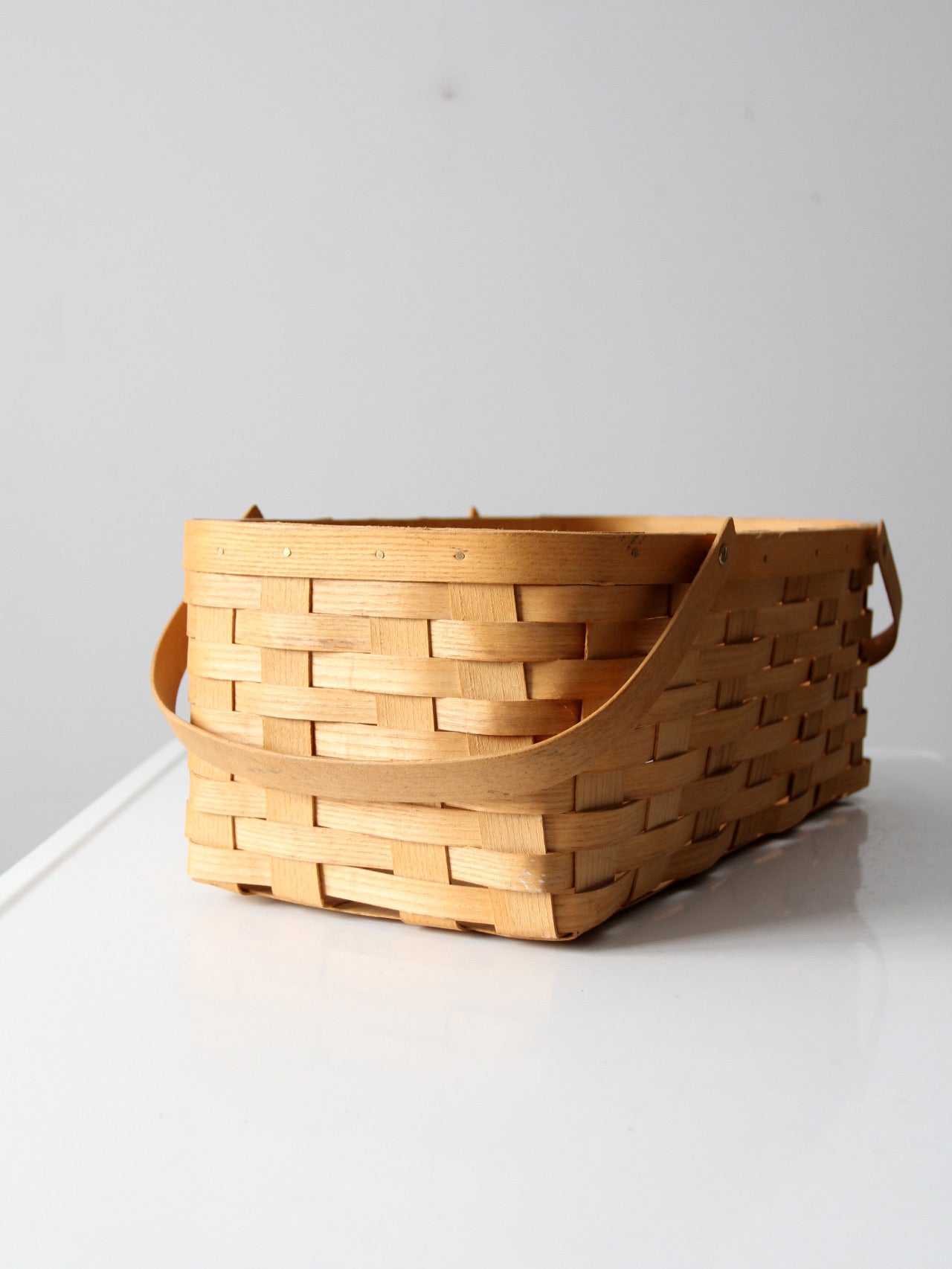 vintage Peterboro storage basket – 86 Vintage