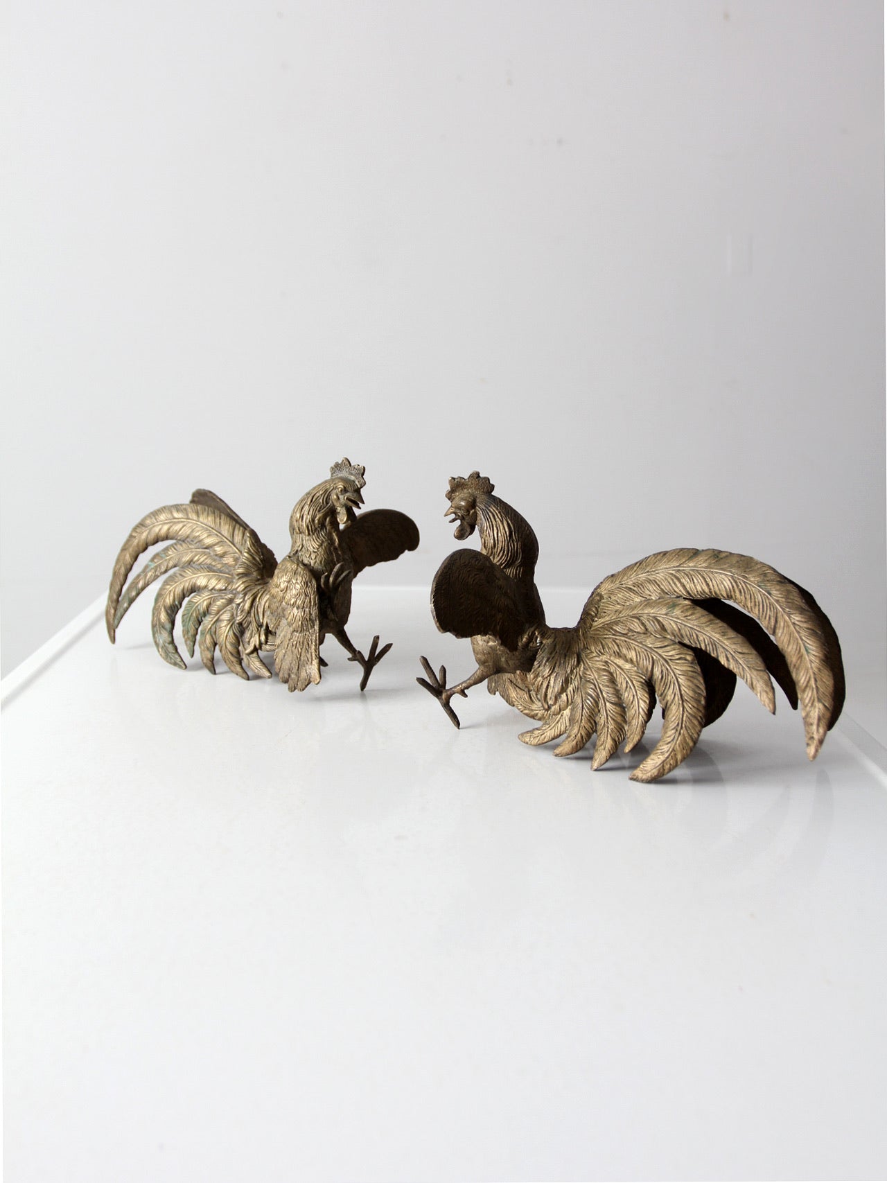 Pair of outlet Erphilia Czech Fighting Roosters