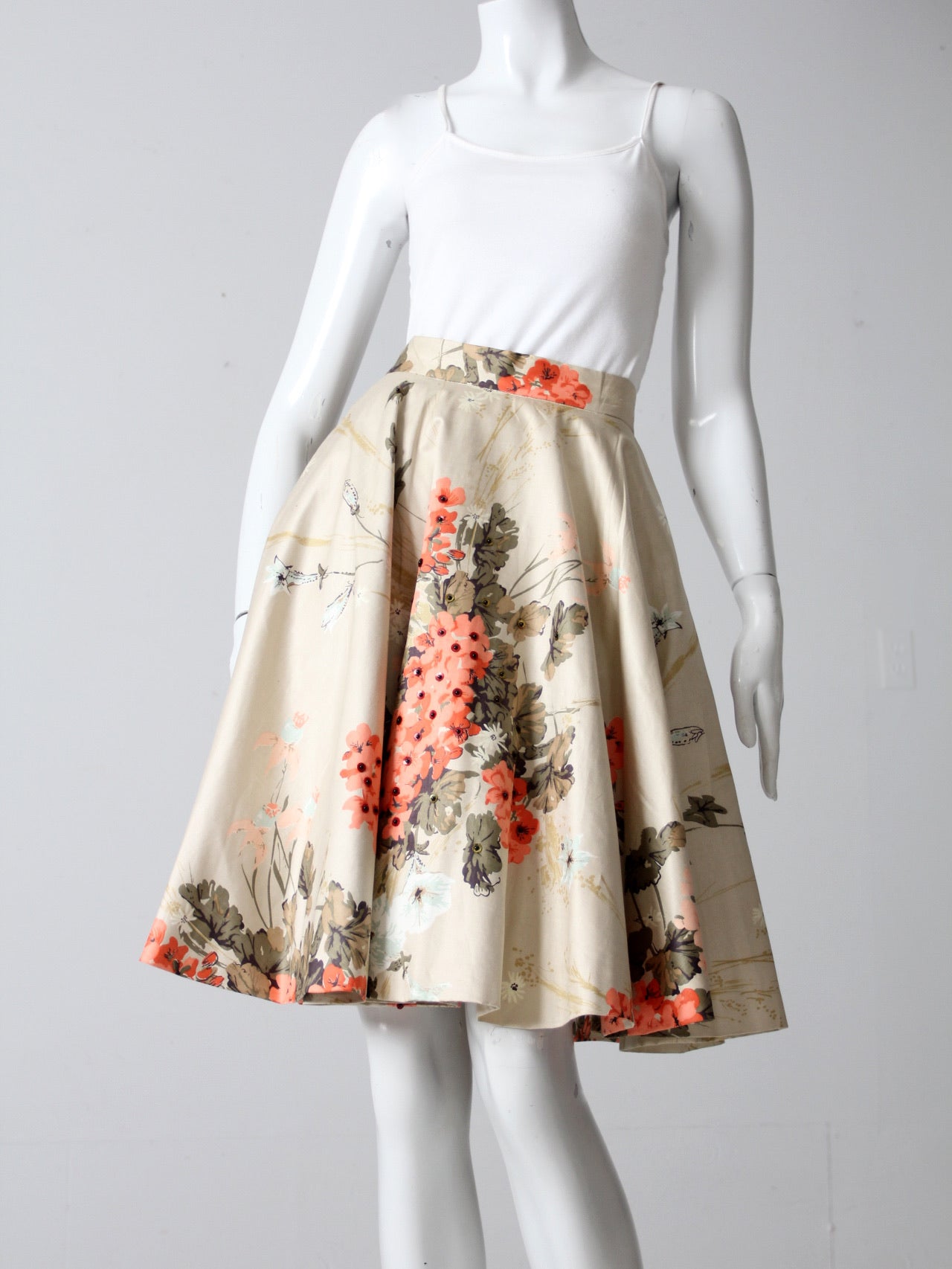 vintage 50s circle skirt