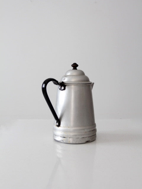 Vintage metal outlet coffee pot