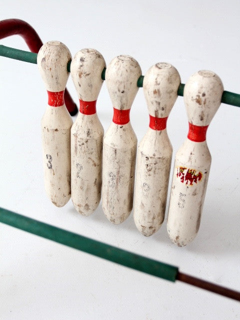 vintage Five Pins bowling game by Mansfield Zesiger Mfg. Co.