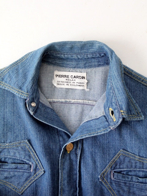 vintage 70s Pierre Cardin Relax denim shirt – 86 Vintage