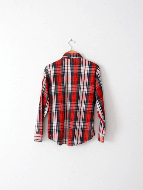 vintage Big Mac plaid flannel shirt