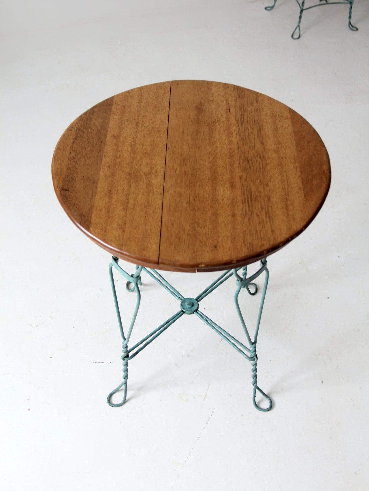 Vintage ice cream discount parlor table and chairs