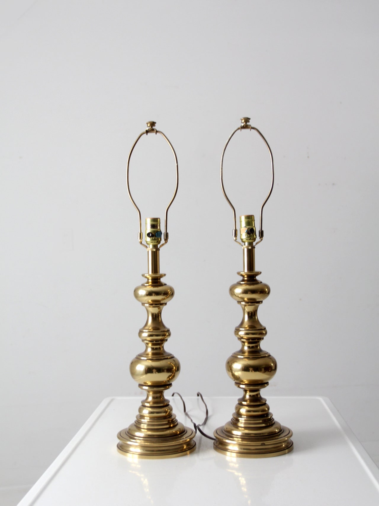 Vintage stiffel brass table 2024 lamps