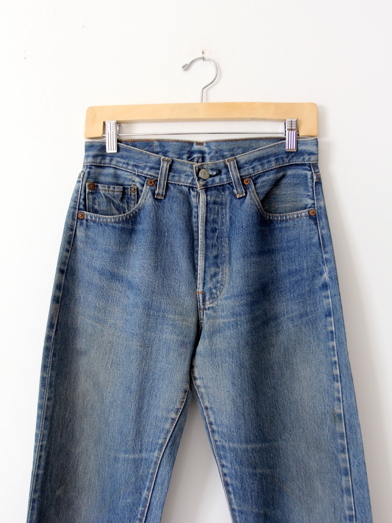 vintage Levis red line selvedge denim jeans, 29 x 31