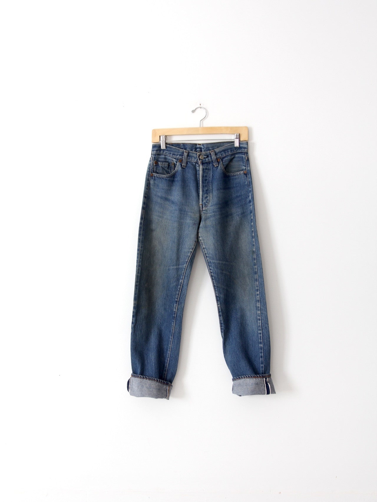 vintage Levis red line selvedge denim jeans, 29 x 31 – 86 Vintage